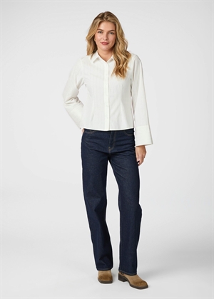 Rosa solid skjorte White Neo Noir 